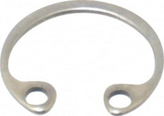 Rotor Clip - 0.015" Thick, Stainless Steel Snap Internal Retaining Ring - 0.02" Groove Width, 0.009" Groove Depth, 0.268" Groove Diam, Grade 15-7 Grade 632 - Benchmark Tooling