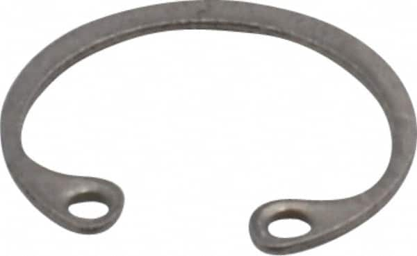 Rotor Clip - 0.015" Thick, Stainless Steel Snap Internal Retaining Ring - 0.02" Groove Width, 0.009" Groove Depth, 0.33" Groove Diam, Grade 15-7 Grade 632 - Benchmark Tooling