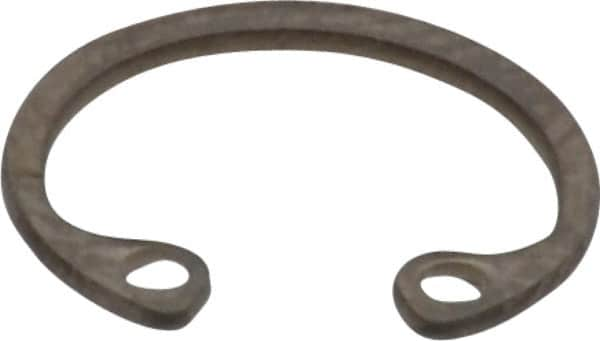 Rotor Clip - 0.025" Thick, Stainless Steel Snap Internal Retaining Ring - 0.029" Groove Width, 0.011" Groove Depth, 0.397" Groove Diam, Grade 15-7 Grade 632 - Benchmark Tooling