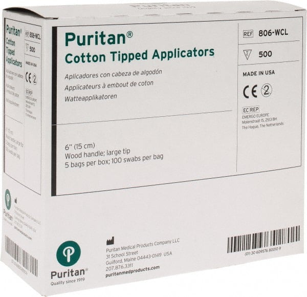 Puritan - Soldering Cotton Applicators - Exact Industrial Supply