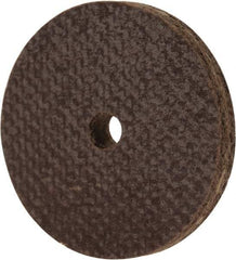 Cratex - 1" Diam x 1/8" Hole x 1/8" Thick, 54 Grit Surface Grinding Wheel - Aluminum Oxide, Type 1, Coarse Grade, 54,240 Max RPM, No Recess - Benchmark Tooling