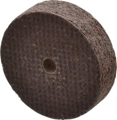 Cratex - 1" Diam x 1/8" Hole x 1/4" Thick, 54 Grit Surface Grinding Wheel - Aluminum Oxide, Type 1, Coarse Grade, 54,240 Max RPM, No Recess - Benchmark Tooling