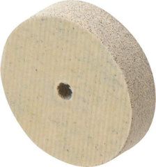 Cratex - 1" Diam x 1/8" Hole x 1/4" Thick, 80 Grit Surface Grinding Wheel - Aluminum Oxide, Type 1, Medium Grade, 36,290 Max RPM, No Recess - Benchmark Tooling