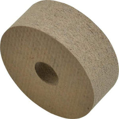 Cratex - 1" Diam x 3/8" Thick Unmounted Buffing Wheel - 1/4" Arbor Hole, Medium Grade - Benchmark Tooling