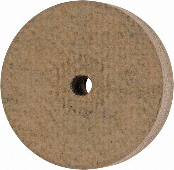 Cratex - 1" Diam x 1/8" Hole x 1/4" Thick, 120 Grit Surface Grinding Wheel - Aluminum Oxide, Type 1, Fine Grade, 36,290 Max RPM, No Recess - Benchmark Tooling