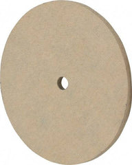 Cratex - 3" Diam x 1/4" Hole x 1/8" Thick, 120 Grit Surface Grinding Wheel - Aluminum Oxide, Type 1, Fine Grade, 12,095 Max RPM, No Recess - Benchmark Tooling