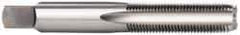 OSG - M10x1.00 Metric Fine 4 Flute Bright Finish High Speed Steel Straight Flute Standard Hand Tap - Bottoming, Right Hand Thread, 2-15/16" OAL, 1-1/4" Thread Length, D5 Limit, Oversize - Exact Industrial Supply