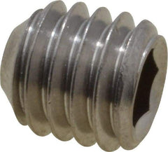 Value Collection - M6x1.00 Metric Coarse, 6mm OAL, Cup Point Set Screw - Grade 18-8 & Austenitic A2 Stainless Steel, 3mm Key - Benchmark Tooling