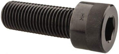 Holo-Krome - 1-1/4 - 7 UNC Hex Socket Drive, Socket Cap Screw - Alloy Steel, Black Oxide Finish, Fully Threaded, 3-1/2" Length Under Head - Benchmark Tooling