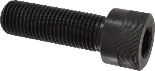 Holo-Krome - 1-1/4 - 7 UNC Hex Socket Drive, Socket Cap Screw - Alloy Steel, Black Oxide Finish, Partially Threaded, 4" Length Under Head - Benchmark Tooling