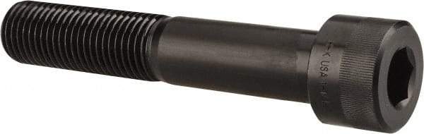 Holo-Krome - 1-1/4 - 7 UNC Hex Socket Drive, Socket Cap Screw - Alloy Steel, Black Oxide Finish, Partially Threaded, 7" Length Under Head - Benchmark Tooling