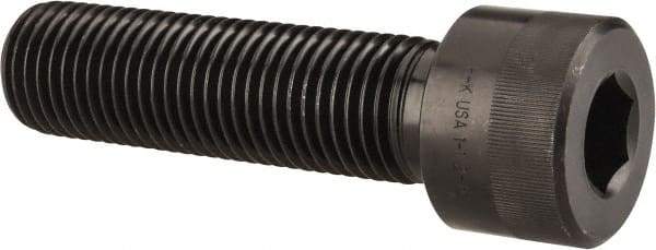 Holo-Krome - 1-1/2 - 6 UNC Hex Socket Drive, Socket Cap Screw - Alloy Steel, Black Oxide Finish, Partially Threaded, 5-1/2" Length Under Head - Benchmark Tooling