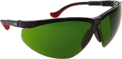 Uvex - Safety Glasses - GRN LENS #3 BLK FRM GENESIS XC SAFETY GLASSES - Benchmark Tooling