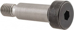 Holo-Krome - 10mm Shoulder Diam x 25mm Shoulder Length, M8x1.25 Metric Coarse, Hex Socket Shoulder Screw - 12.9 Alloy Steel, Uncoated, 6.78 to 7mm Head Height x 15.73 to 16mm Head Diam - Benchmark Tooling