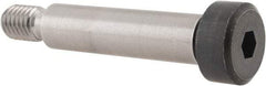 Holo-Krome - 10mm Shoulder Diam x 40mm Shoulder Length, M8x1.25 Metric Coarse, Hex Socket Shoulder Screw - 12.9 Alloy Steel, Uncoated, 6.78 to 7mm Head Height x 15.73 to 16mm Head Diam - Benchmark Tooling