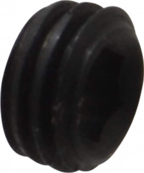 Holo-Krome - 1/4-28 UNF, 1/8" OAL, Socket Jam Screw - 1/8" Hex Key, Alloy Steel, Uncoated - Benchmark Tooling