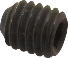 Holo-Krome - 3/8-16 UNC, 7/16" OAL, Cup Point Set Screw - Grade 8 Alloy Steel, 3/16" Key - Benchmark Tooling