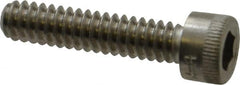 Holo-Krome - #10-24 UNC Hex Socket Drive, Socket Cap Screw - Grade 18-8 Stainless Steel, Uncoated, Fully Threaded, 7/8" Length Under Head - Benchmark Tooling