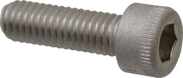 Holo-Krome - #10-32 UNF Hex Socket Drive, Socket Cap Screw - Grade 18-8 Stainless Steel, Uncoated, Fully Threaded, 5/8" Length Under Head - Benchmark Tooling