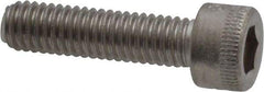 Holo-Krome - #10-32 UNF Hex Socket Drive, Socket Cap Screw - Grade 18-8 Stainless Steel, Uncoated, Fully Threaded, 3/4" Length Under Head - Benchmark Tooling