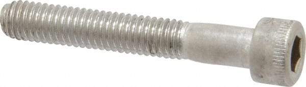 Holo-Krome - #10-32 UNF Hex Socket Drive, Socket Cap Screw - Grade 18-8 Stainless Steel, Uncoated, Partially Threaded, 1-1/4" Length Under Head - Benchmark Tooling