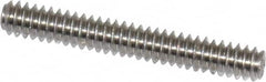 Value Collection - #6-32 UNC, 1" OAL, Cup Point Set Screw - Grade 18-8 Stainless Steel, 1/16" Key - Benchmark Tooling
