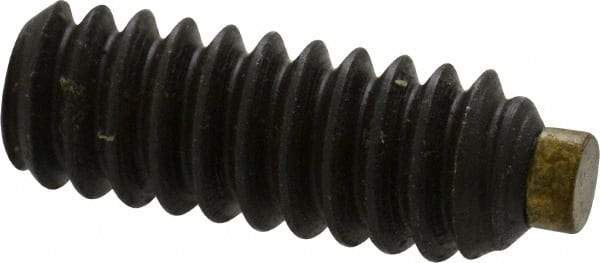 Made in USA - #10-24 UNC, 1/2" Length of Thread, Soft Tip Point Set Screw - Grade 8 Alloy Steel - Benchmark Tooling