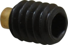 Made in USA - 1/4-20 UNC, 5/16" Length of Thread, Soft Tip Point Set Screw - Grade 8 Alloy Steel - Benchmark Tooling