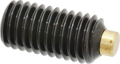 Made in USA - 1/2-13 UNC, 1" Length of Thread, Soft Tip Point Set Screw - Grade 8 Alloy Steel - Benchmark Tooling