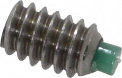 Made in USA - #2-56 UNC, 1/8" Length of Thread, Soft Tip Point Set Screw - Grade 18-8 Stainless Steel - Benchmark Tooling