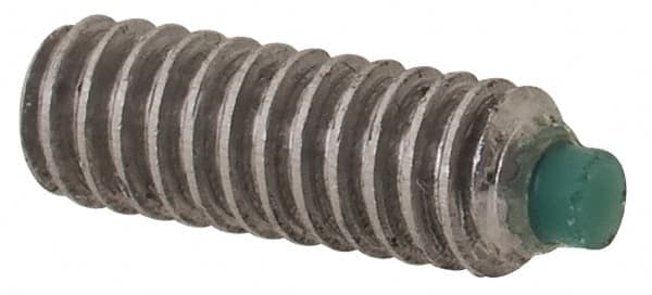 Made in USA - #2-56 UNC, 1/4" Length of Thread, Soft Tip Point Set Screw - Grade 18-8 Stainless Steel - Benchmark Tooling