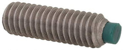 Made in USA - 5/16-18 UNC, 1" Length of Thread, Soft Tip Point Set Screw - Grade 18-8 Stainless Steel - Benchmark Tooling