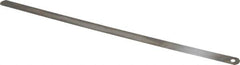 Precision Brand - 0.002 Inch Thick x 1/2 Inch Wide x 12 Inch Leaf Length, Parallel Feeler Gage - High Carbon Steel - Benchmark Tooling