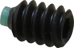 Made in USA - #6-32 UNC, 3/16" Length of Thread, Soft Tip Point Set Screw - Grade 8 Alloy Steel - Benchmark Tooling