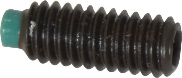 Made in USA - 5/16-18 UNC, 3/4" Length of Thread, Soft Tip Point Set Screw - Grade 8 Alloy Steel - Benchmark Tooling