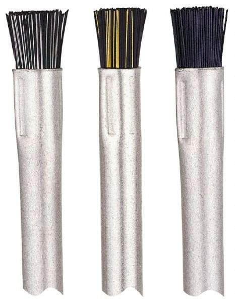 Gordon Brush - Parts Washer Flow-Through Brush - 1/2" Long, Nylon Bristles - Benchmark Tooling