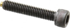 Made in USA - #10-32 UNF Hex Socket Drive, Socket Cap Screw - Alloy Steel, Black Oxide Finish, Fully Threaded, 1" Length Under Head - Benchmark Tooling