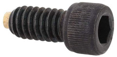 Made in USA - 1/4-20 UNC Hex Socket Drive, Socket Cap Screw - Alloy Steel, Black Oxide Finish, Fully Threaded, 1/2" Length Under Head - Benchmark Tooling