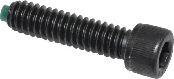 Made in USA - 1/4-20 UNC Hex Socket Drive, Socket Cap Screw - Alloy Steel, Black Oxide Finish, Fully Threaded, 1" Length Under Head - Benchmark Tooling