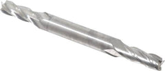 Niagara Cutter - 13/64", 1/2" LOC, 1/4" Shank Diam, 2-1/2" OAL, 4 Flute, Solid Carbide Square End Mill - Double End, Uncoated, Spiral Flute, 30° Helix, Centercutting, Right Hand Cut, Right Hand Flute, Series CSD430 - Benchmark Tooling