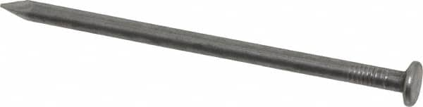 Value Collection - 10D, 9 Gauge, 3" OAL Common Nails - Ring Shank, Grade 2 Steel, Bright Finish - Benchmark Tooling