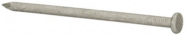 Value Collection - 20D, 6 Gauge, 4" OAL Common Nails - Ring Shank, Grade 2 Steel, Galvanized Finish - Benchmark Tooling