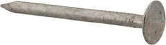 Value Collection - 11 Gauge, 1-3/4" OAL Roofing Nails - Ring Shank, Grade 2 Steel, Galvanized Finish - Benchmark Tooling