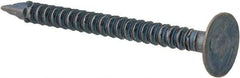 Value Collection - 13 Gauge, 1-3/8" OAL Common Nails - Annular Thread Shank, Grade 2 Steel, Blued Finish - Benchmark Tooling