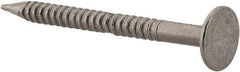 Value Collection - 13 Gauge, 1-1/4" OAL Underlayment Nails - Annular Thread Shank, Grade 2 Steel, Uncoated - Benchmark Tooling