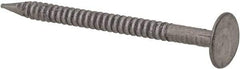 Value Collection - 13 Gauge, 1-1/2" OAL Underlayment Nails - Annular Thread Shank, Grade 2 Steel, Uncoated - Benchmark Tooling