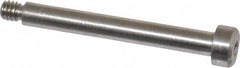 Made in USA - 3/16" Shoulder Diam x 1-1/2" Shoulder Length, #8-32 UNC, Hex Socket Precision Shoulder Screw - 303 Stainless Steel, Uncoated, 5/32" Head Height x 5/16" Head Diam - Benchmark Tooling
