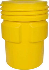 Eagle - 95 Gallon Closure Capacity, Screw On Closure, Yellow Overpack - 55 Gallon Container, Polyethylene, 660 Lb. Capacity, UN 1H2/X300/S Listing - Benchmark Tooling