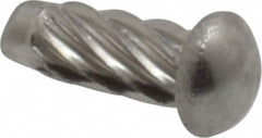 Value Collection - #2 Round Head Sheet Metal Screw - Stainless Steel, 1/4" Length Under Head, ASME B18.6.3 & ASME B18.6.4, Grade 18-8 - Benchmark Tooling