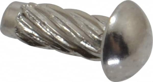 Value Collection - #6 Round Head Sheet Metal Screw - Stainless Steel, 3/8" Length Under Head, ASME B18.6.3 & ASME B18.6.4, Grade 18-8 - Benchmark Tooling